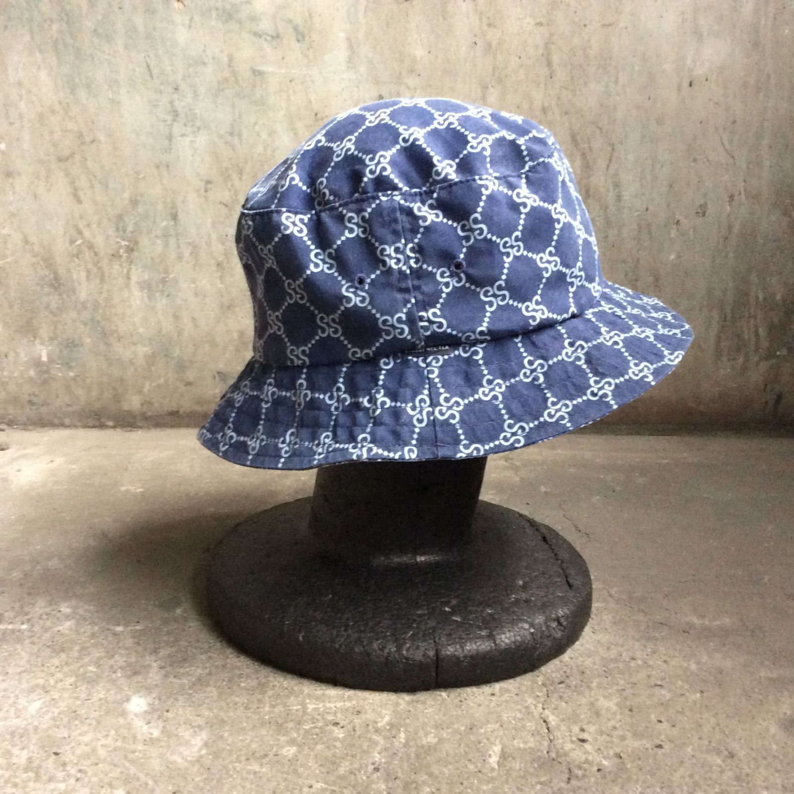 OLD STUSSY 90s-00s MONOGRAM BUCKET HAT 1990s 2000s STUSSY hats