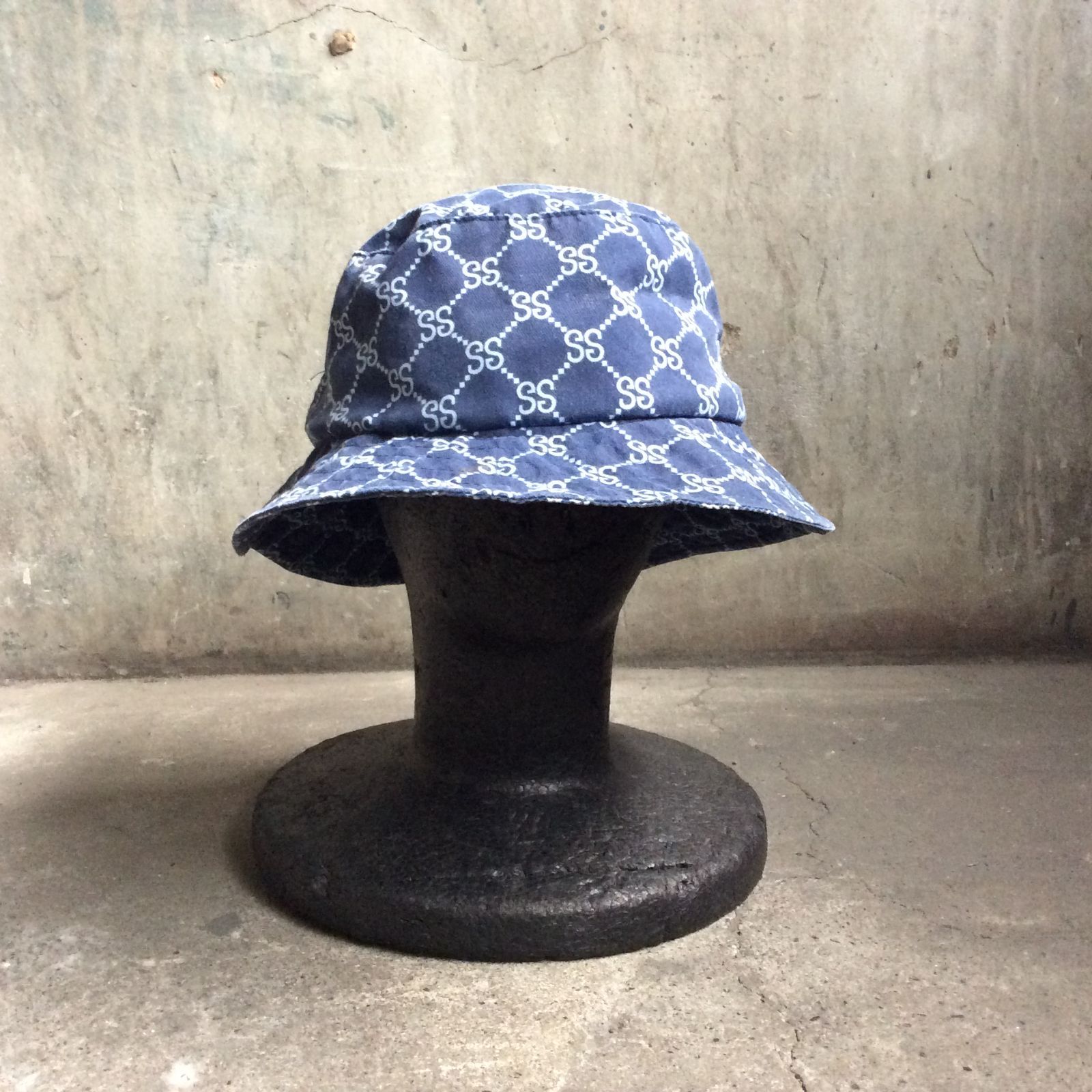 80年代 OLD STUSSYオールドステューシー バケットハット USA OLD STUSSY 90s-00s MONOGRAM BUCKET HAT 1990s 2000s STUSSY hats