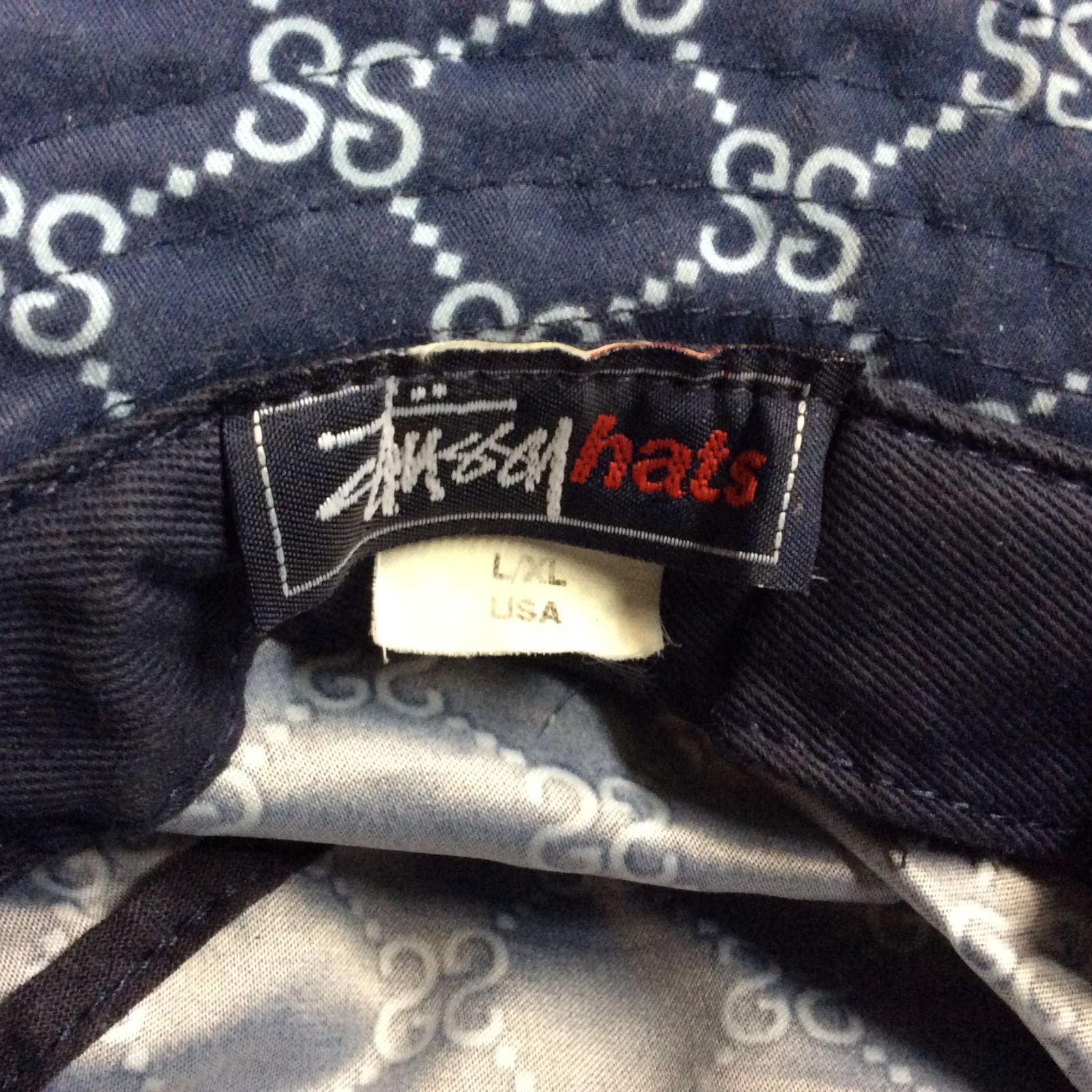 OLD STUSSY 90s-00s MONOGRAM BUCKET HAT 1990s 2000s STUSSY hats