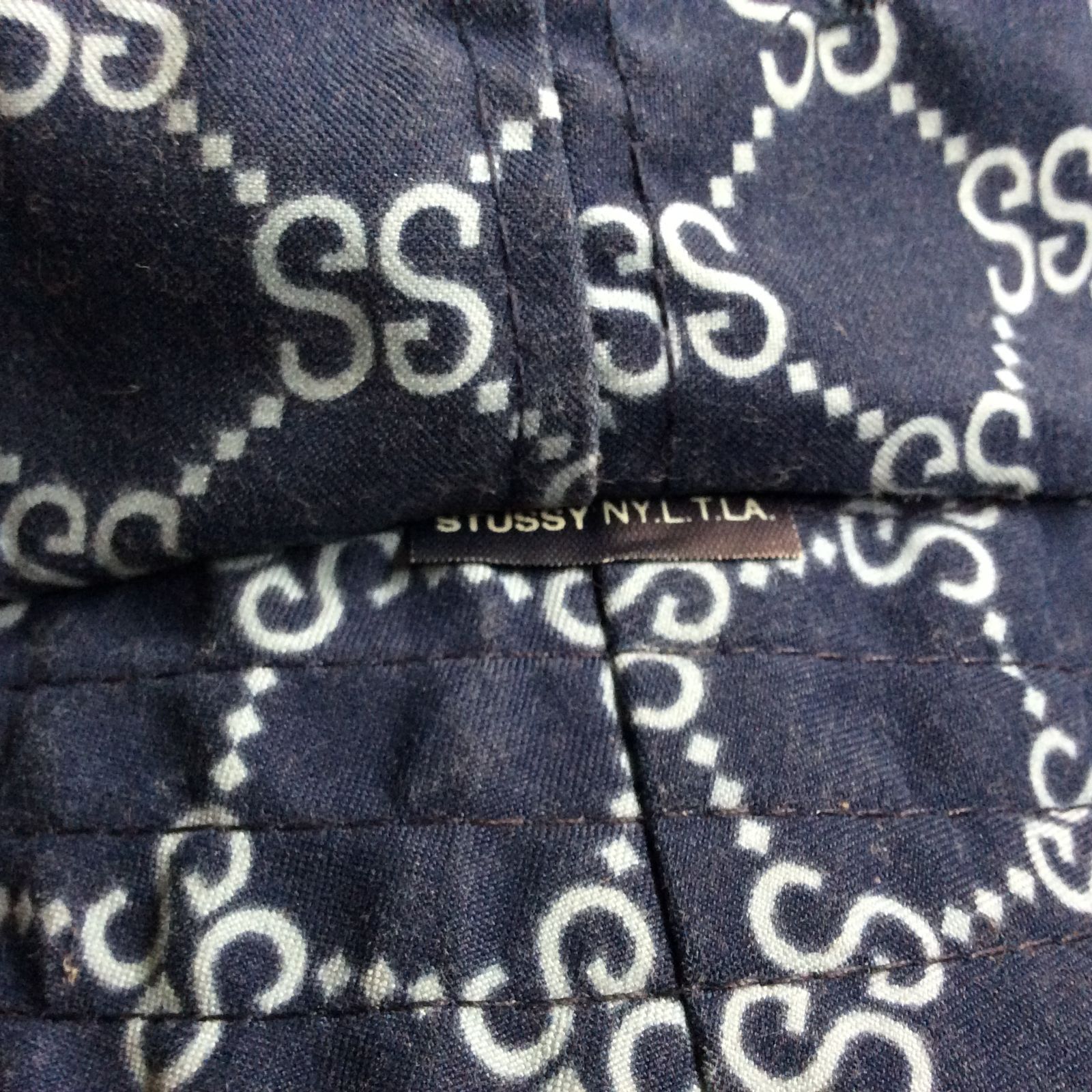 OLD STUSSY 90s-00s MONOGRAM BUCKET HAT 1990s 2000s STUSSY hats