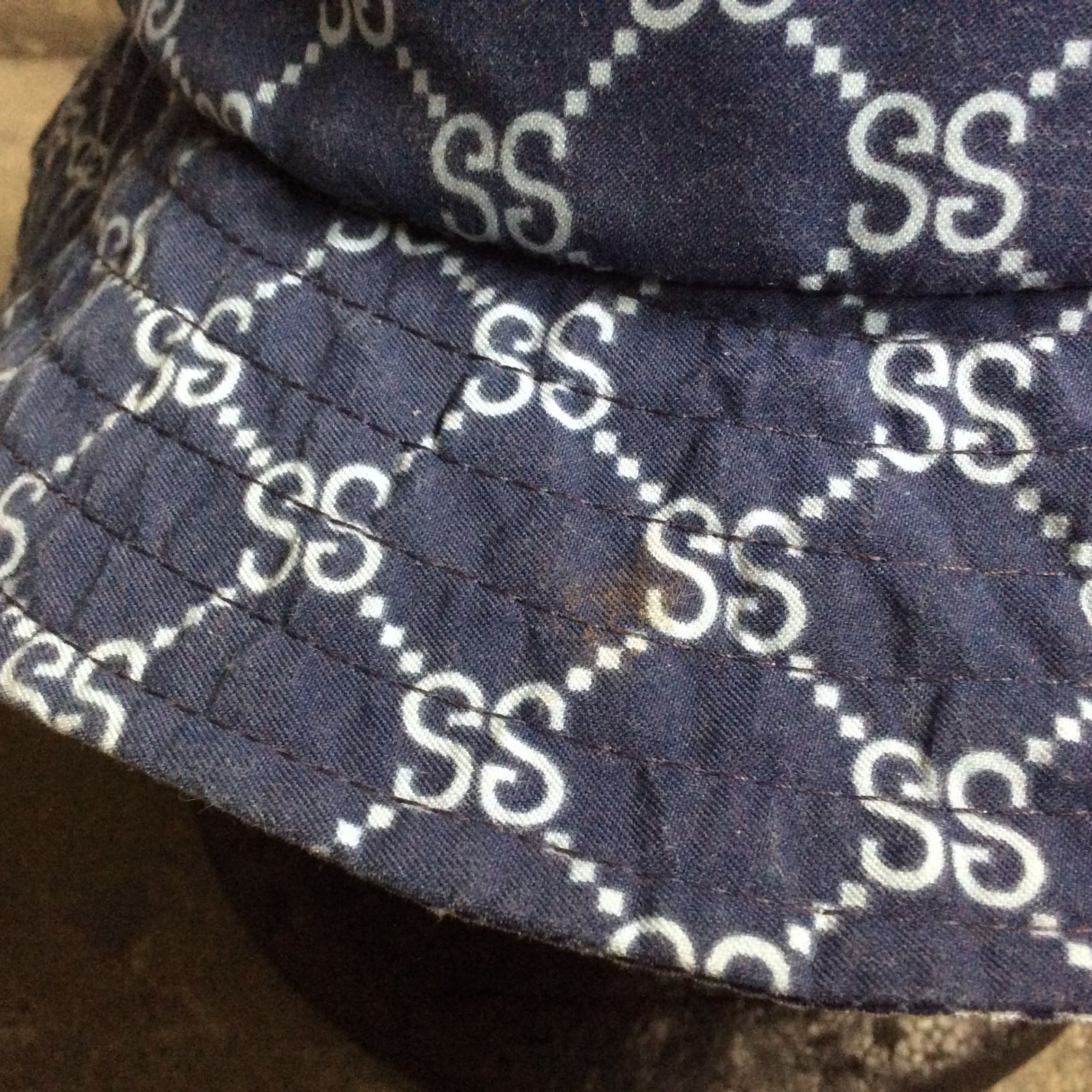OLD STUSSY 90s-00s MONOGRAM BUCKET HAT 1990s 2000s STUSSY hats