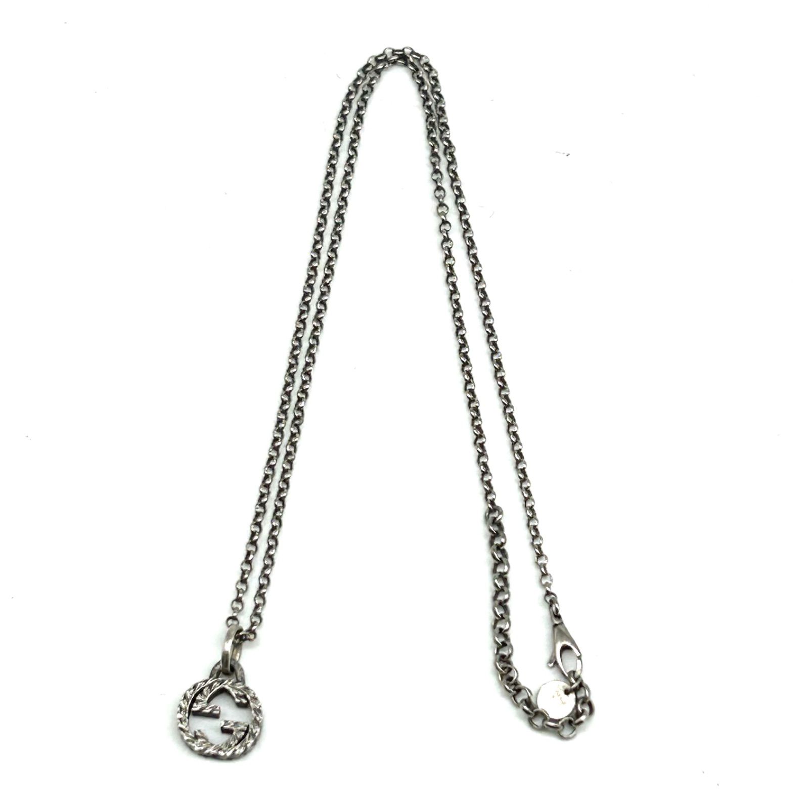 美品・付属品有】GUCCI インターロッキング アラベスク Gラージネックレス