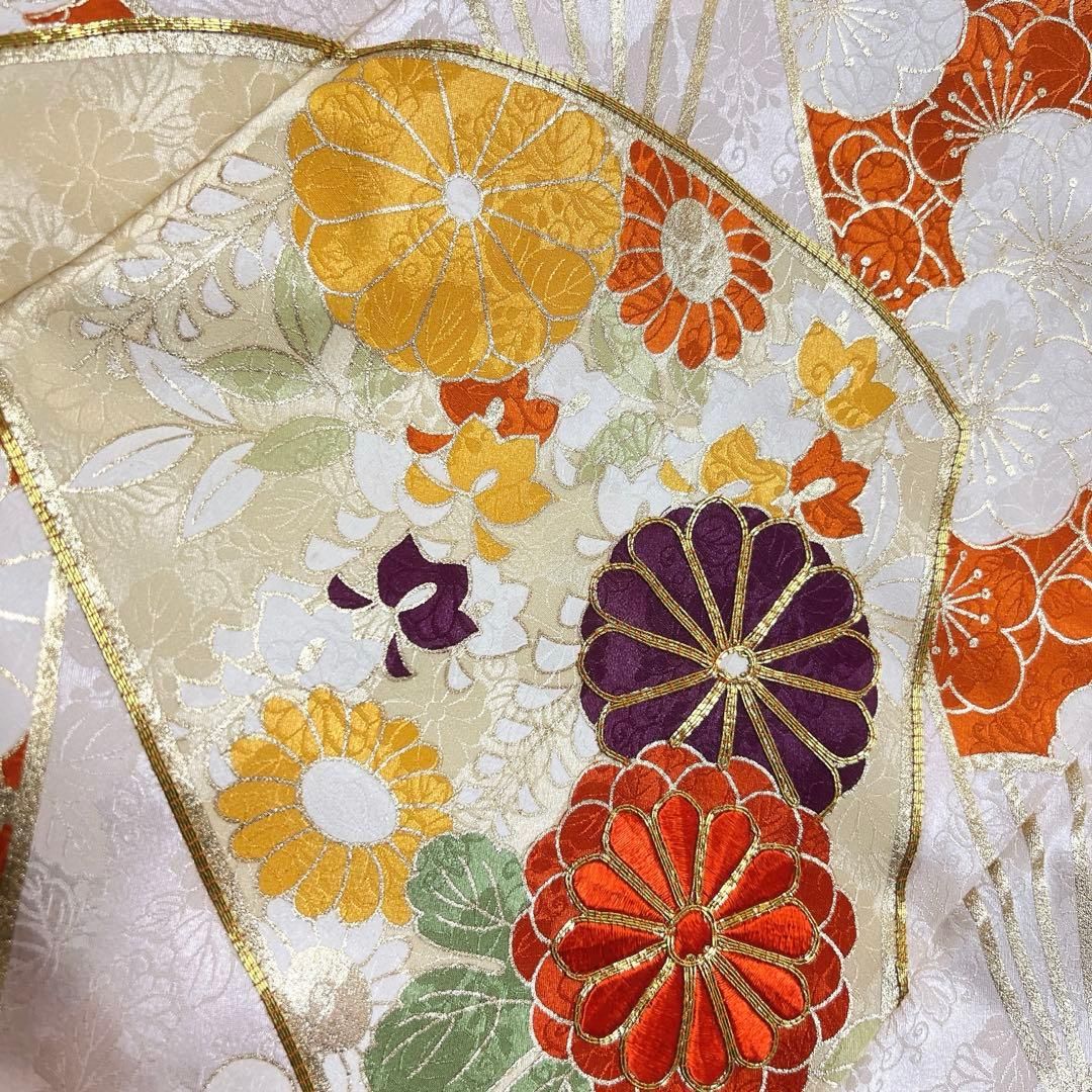 振袖 金駒刺繍 刺繍 金彩 花立涌 菊花 梅花 成人式 着物 125tz - メルカリ