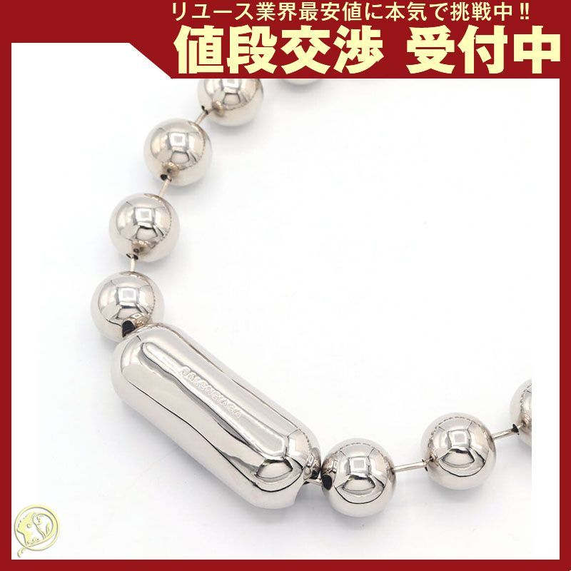 バレンシアガ ネックレス ボールチェーン シルバー 中古 - メルカリ