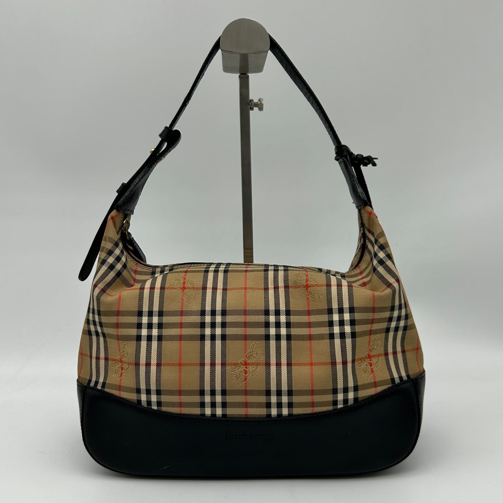 BURBERRY（バーバリー）チェック ワンショルダーバッグ キャンバス 