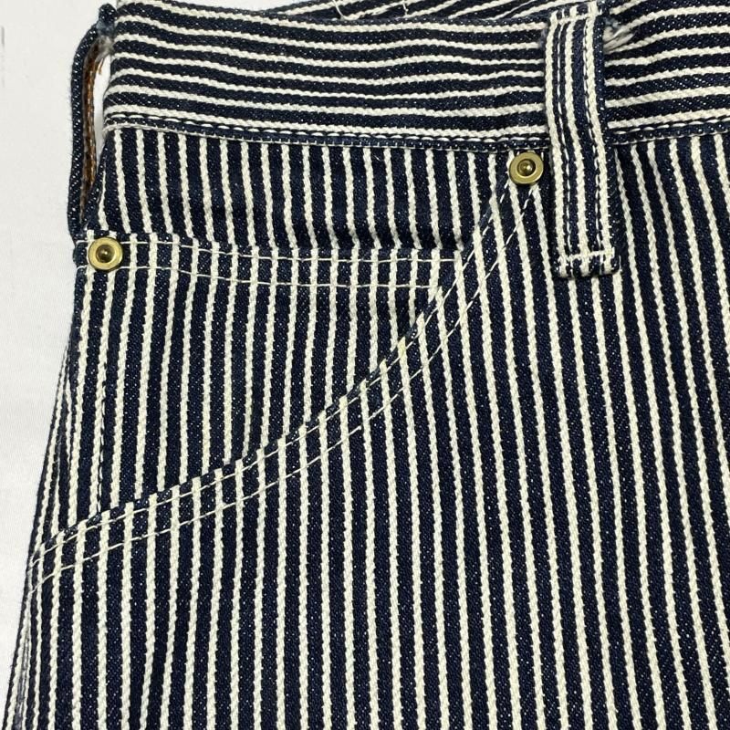 中古】IRON HEART ヒッコリーペインターデニムパンツ W36 アイアン