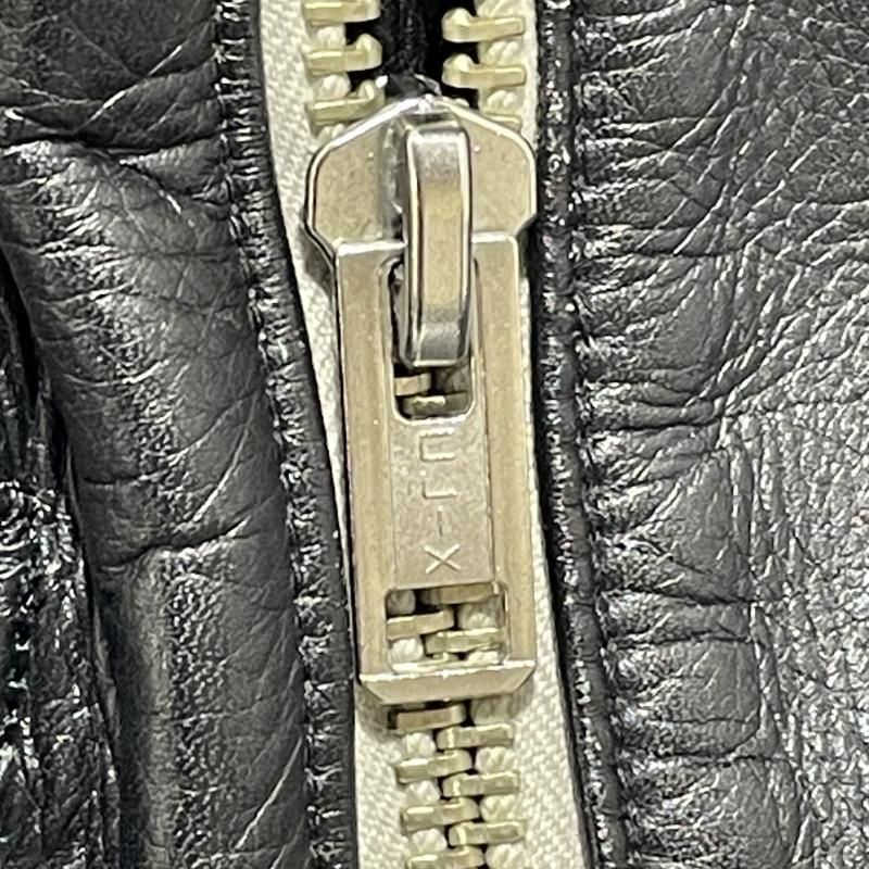 中古】UNDER COVER 09ss スタッズダブルレザージャケット サイズ4