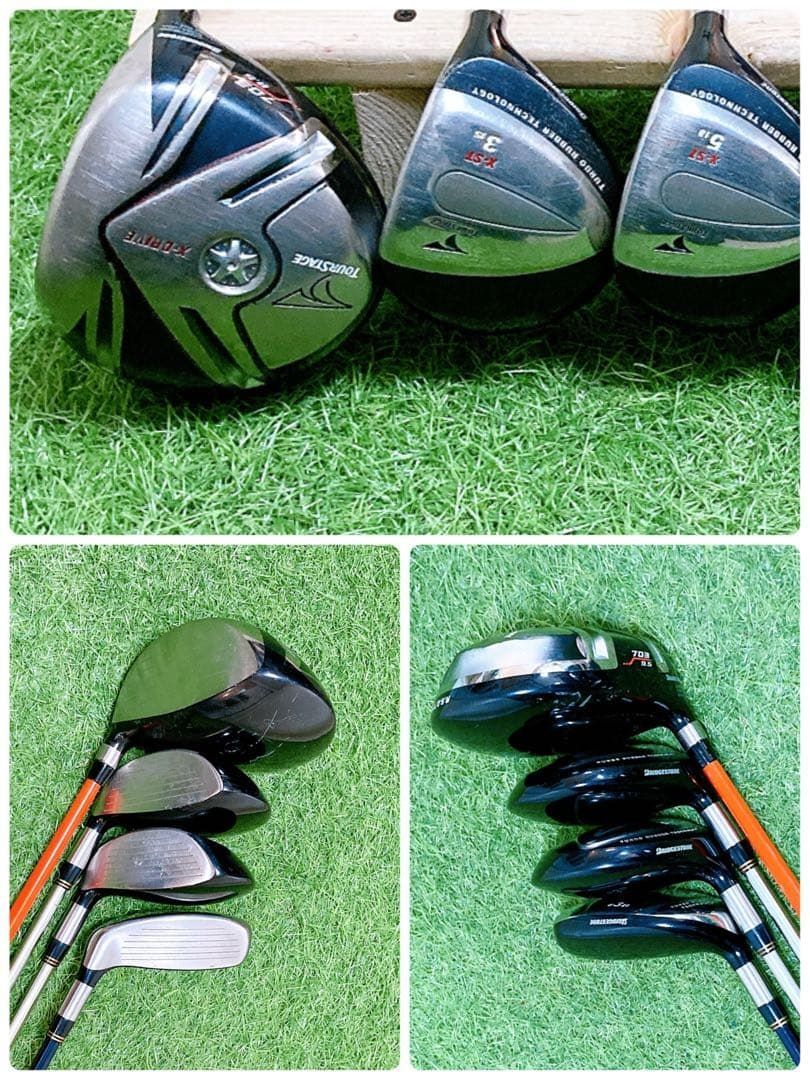 M3 ツアーステージ 初心者オススメ ゴルフクラブセット メンズ 12本