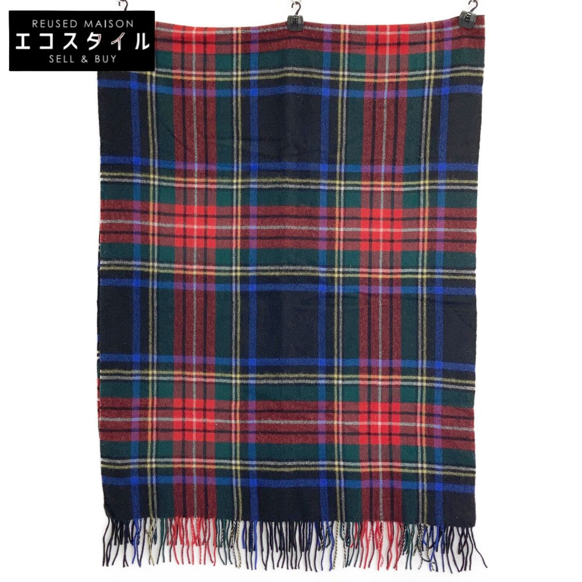 Johnstons ジョンストンズ タータンチェック カシミヤ100 大判