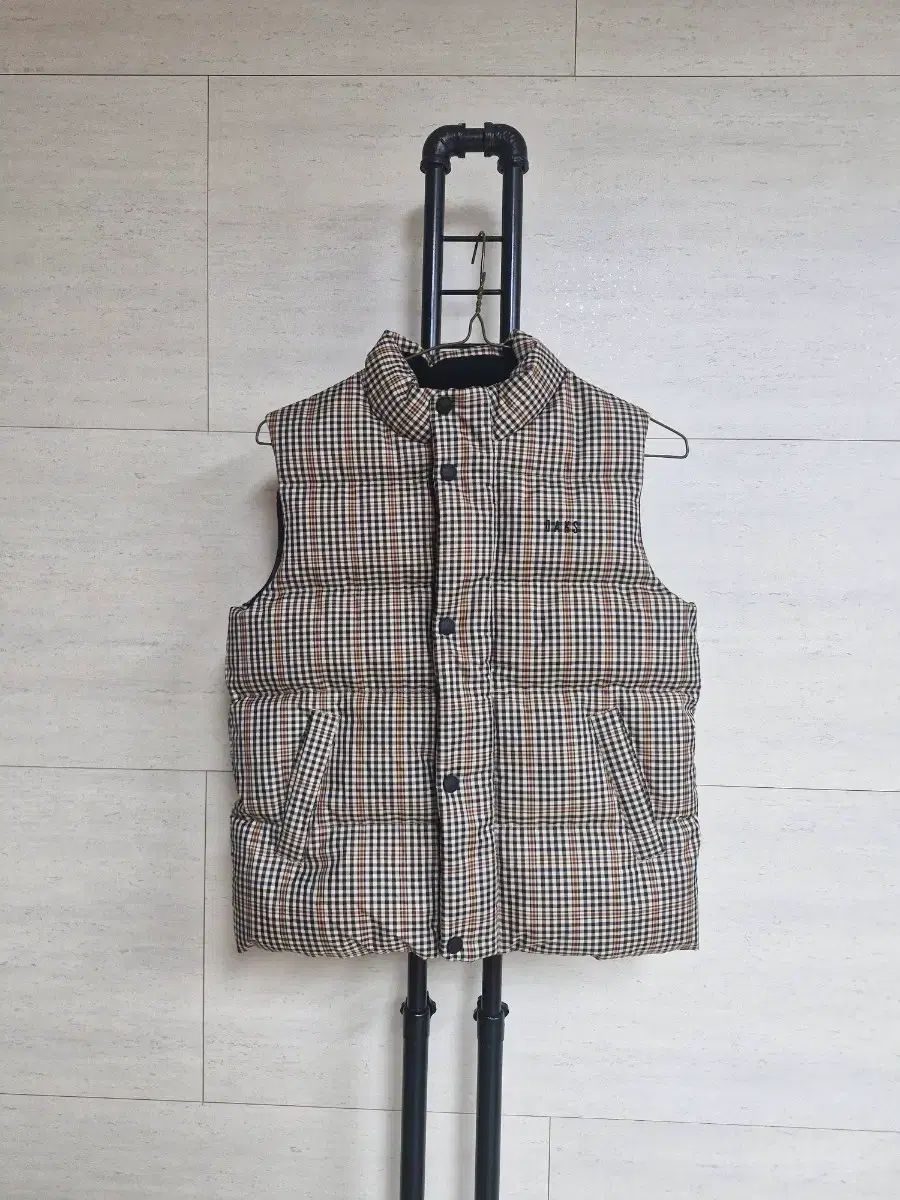 DAKS チェックパータン キッズ グースダウン ダウンベスト