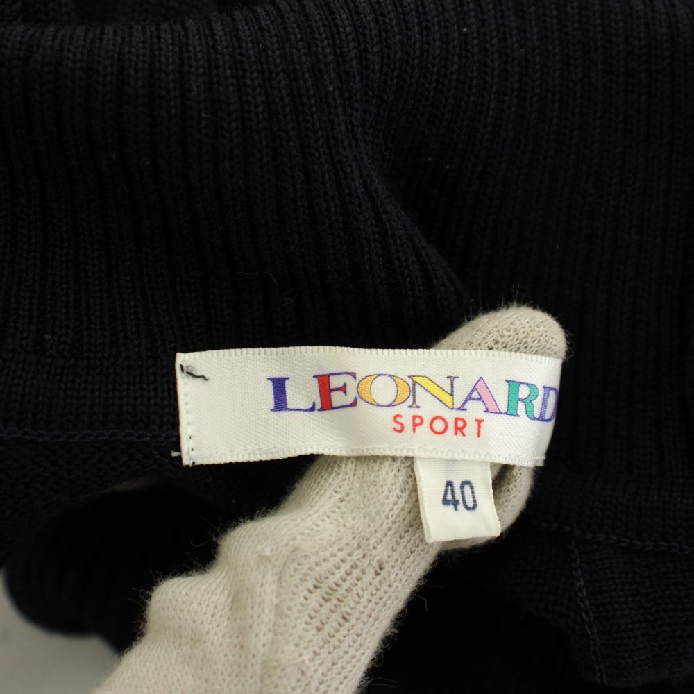 レオナールスポーツ LEONARD SPORT ニット セーター ウール 40 マルチ