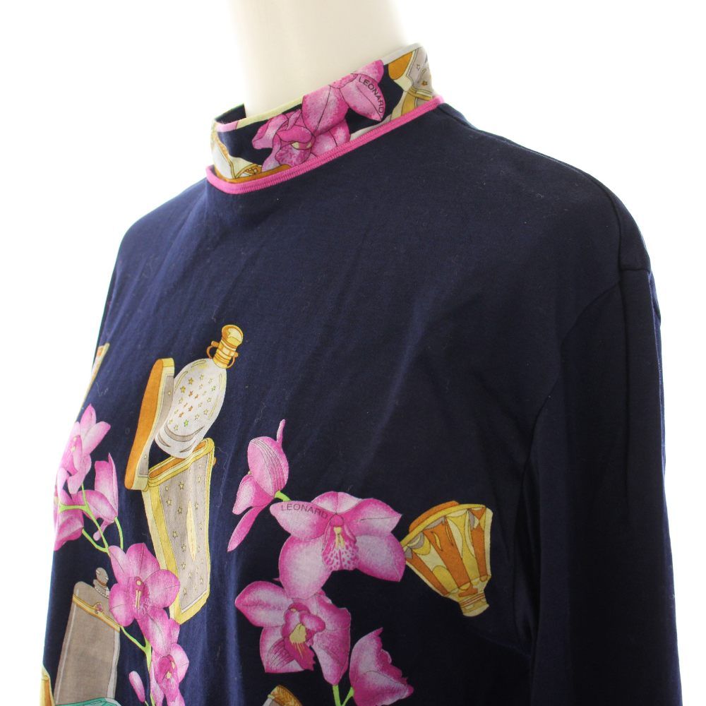 レオナールスポーツ LEONARD SPORT カットソー 長袖 スタンドカラー