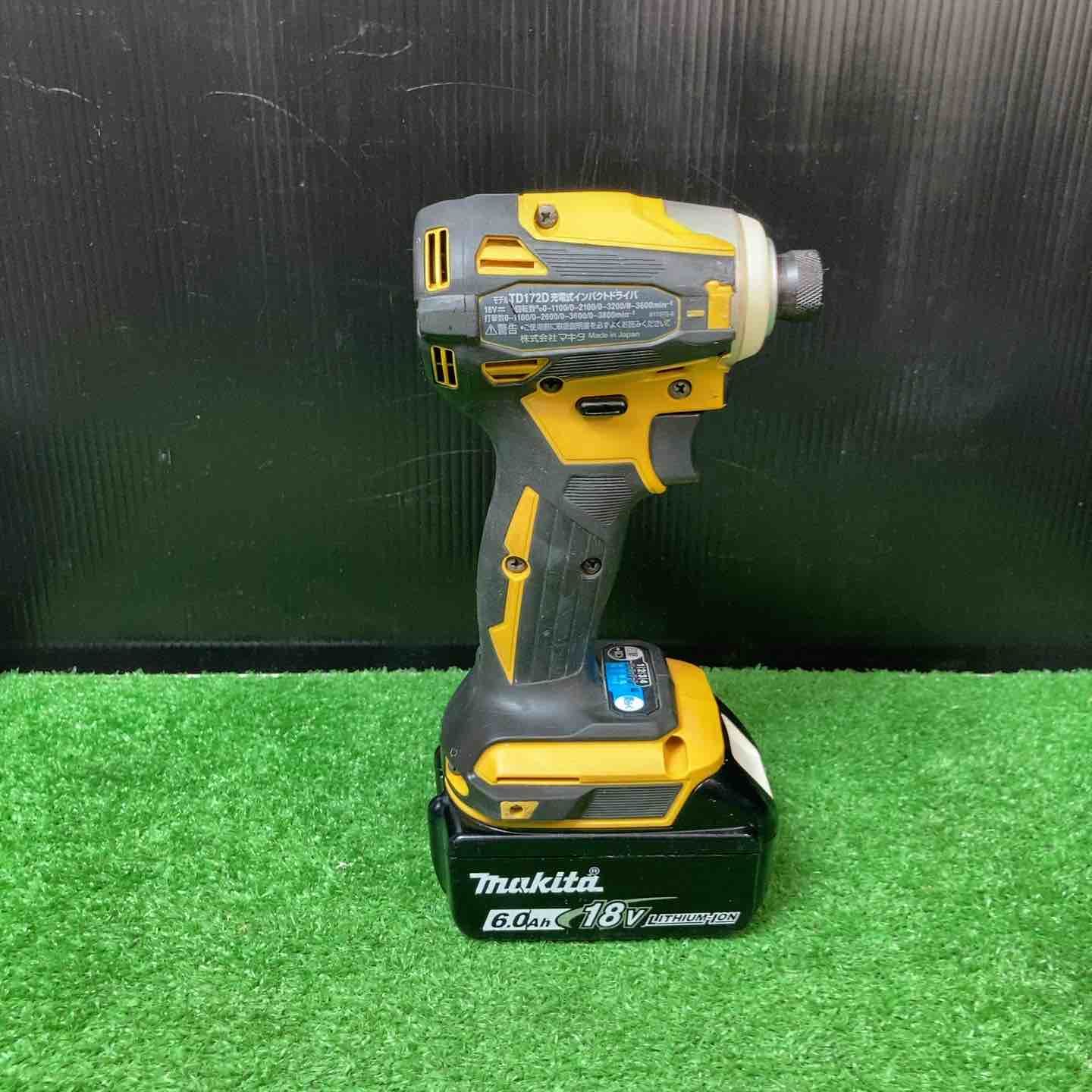 美品】☆マキタ(makita) コードレスインパクトドライバー TD172DGXFY 