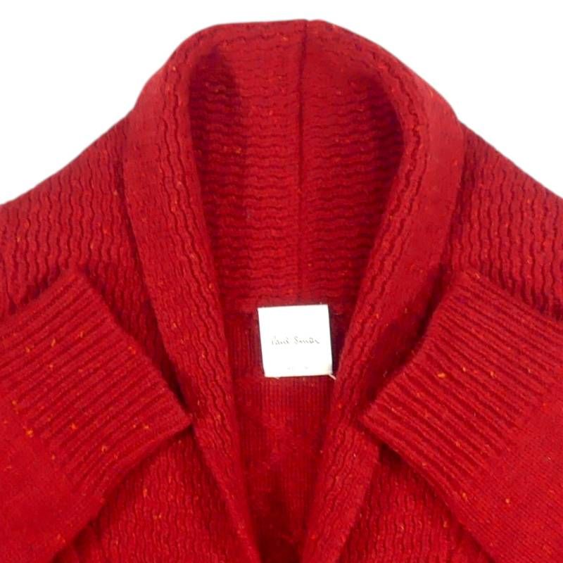 Paul Smith ポールスミス カーディガン M セーター ニット メンズ 赤