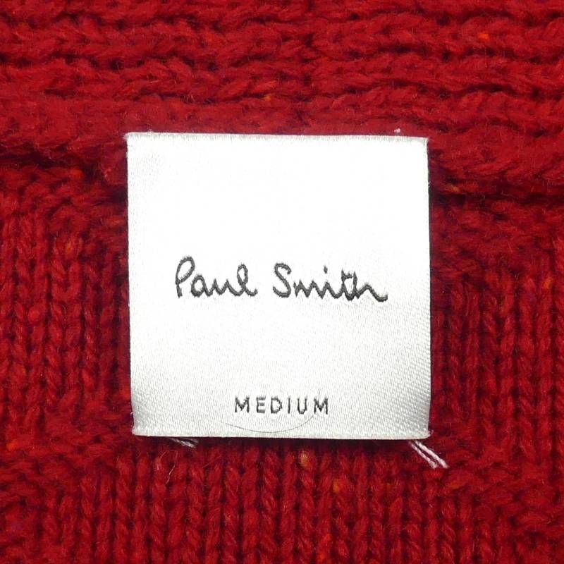 Paul Smith ポールスミス カーディガン M セーター ニット メンズ 赤