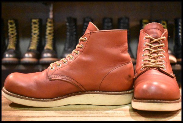 8D 良品 犬タグ復刻 19年】レッドウィング 8166 アイリッシュセッター