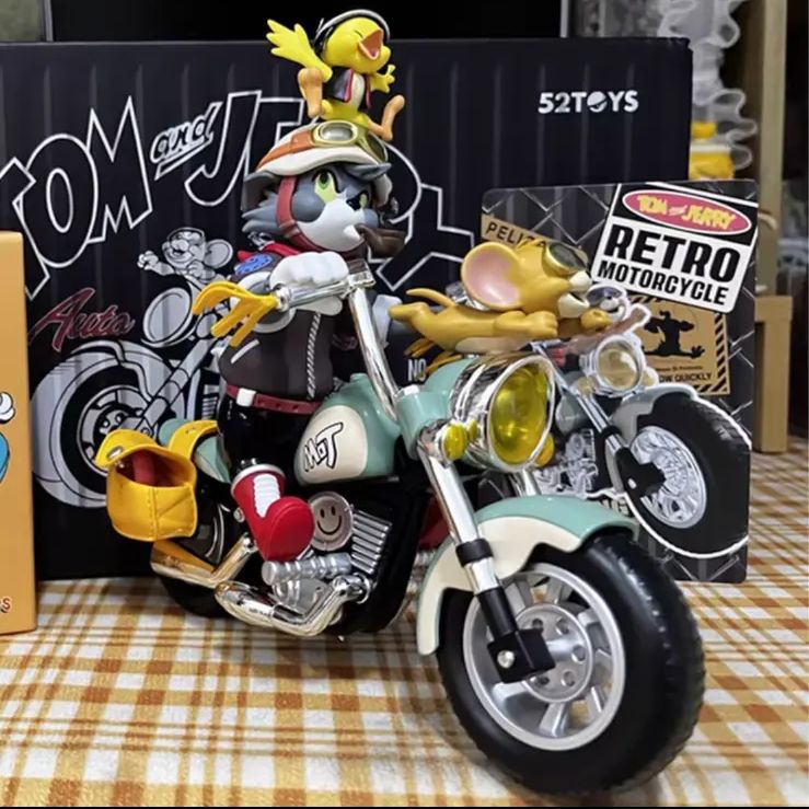 即納】新品未開封 52TOYS ゴニトイズ TOM and JERRY Retro Motorcycle