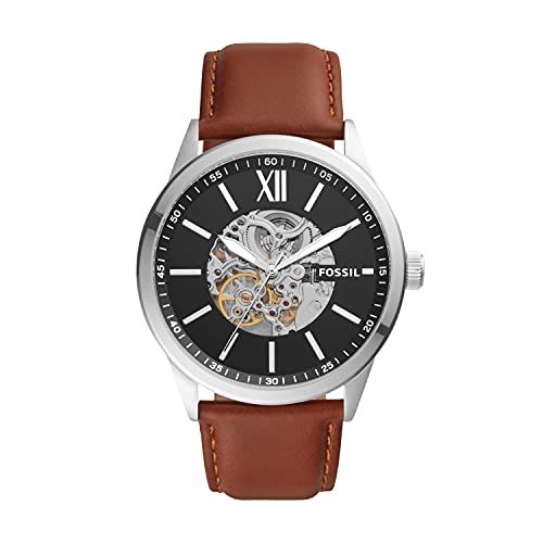 Fossil 自動巻き腕時計 FLYNN BQ2386 メンズ ブラウン 正規輸入品 彡