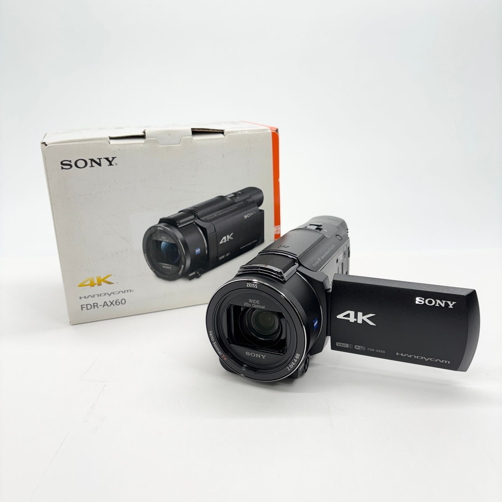 美品 SONY FDR-AX60 デジタルビデオカメラ ハンディカム 4K 付属品完備