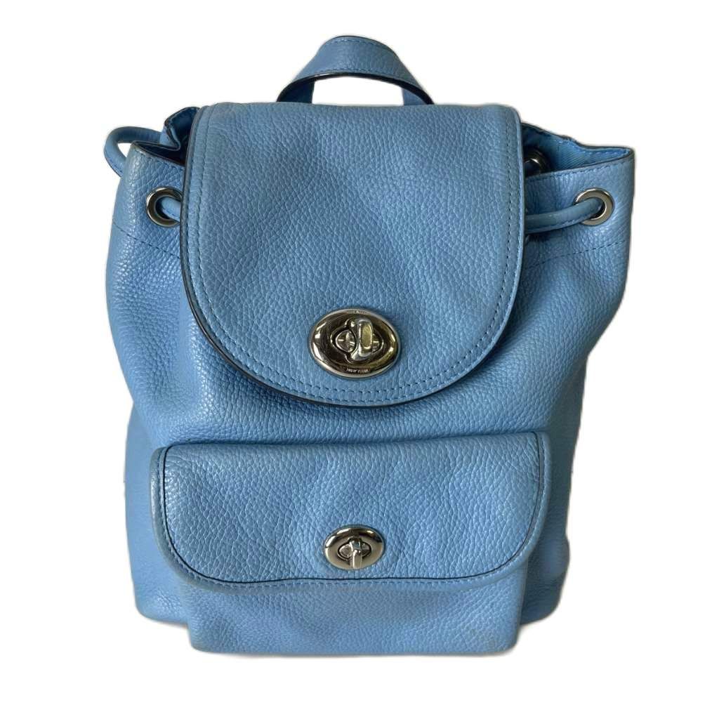 コーチ COACH ミニ ターンロック リュックサック バックパック レザー