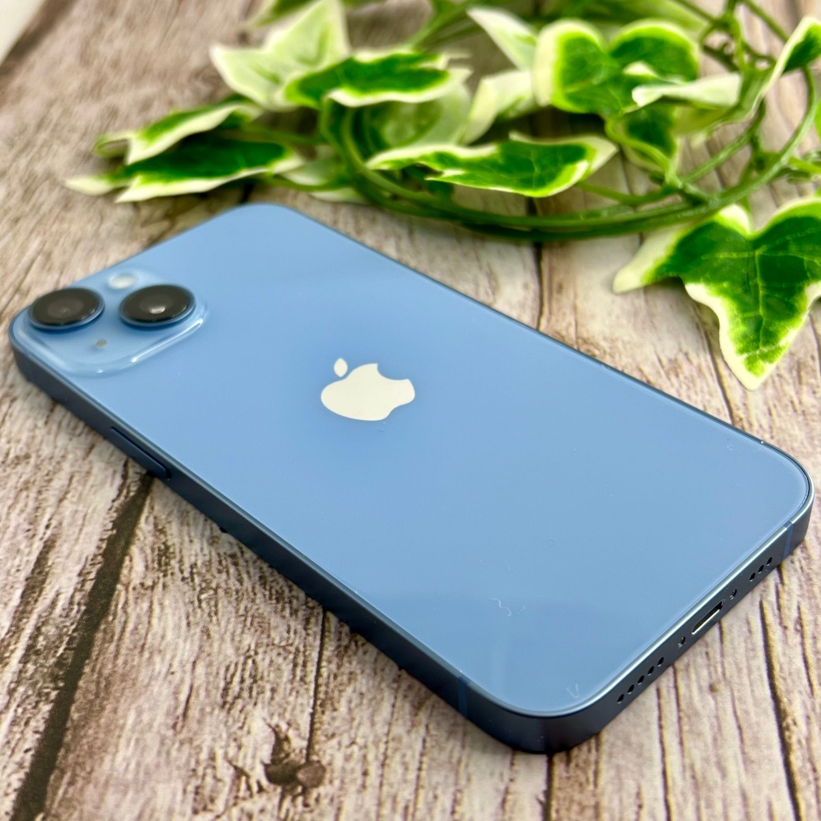 新品同様】iPhone 14 128GB ブルー SIMフリー iPhone14 純正バッテリー