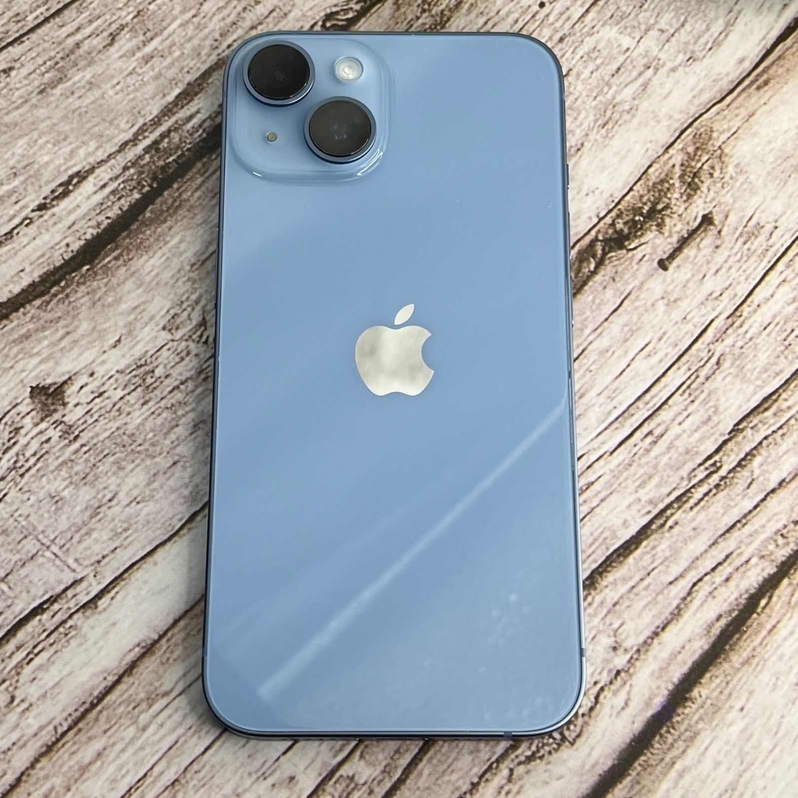 新品同様】iPhone 14 128GB ブルー SIMフリー iPhone14 純正バッテリー