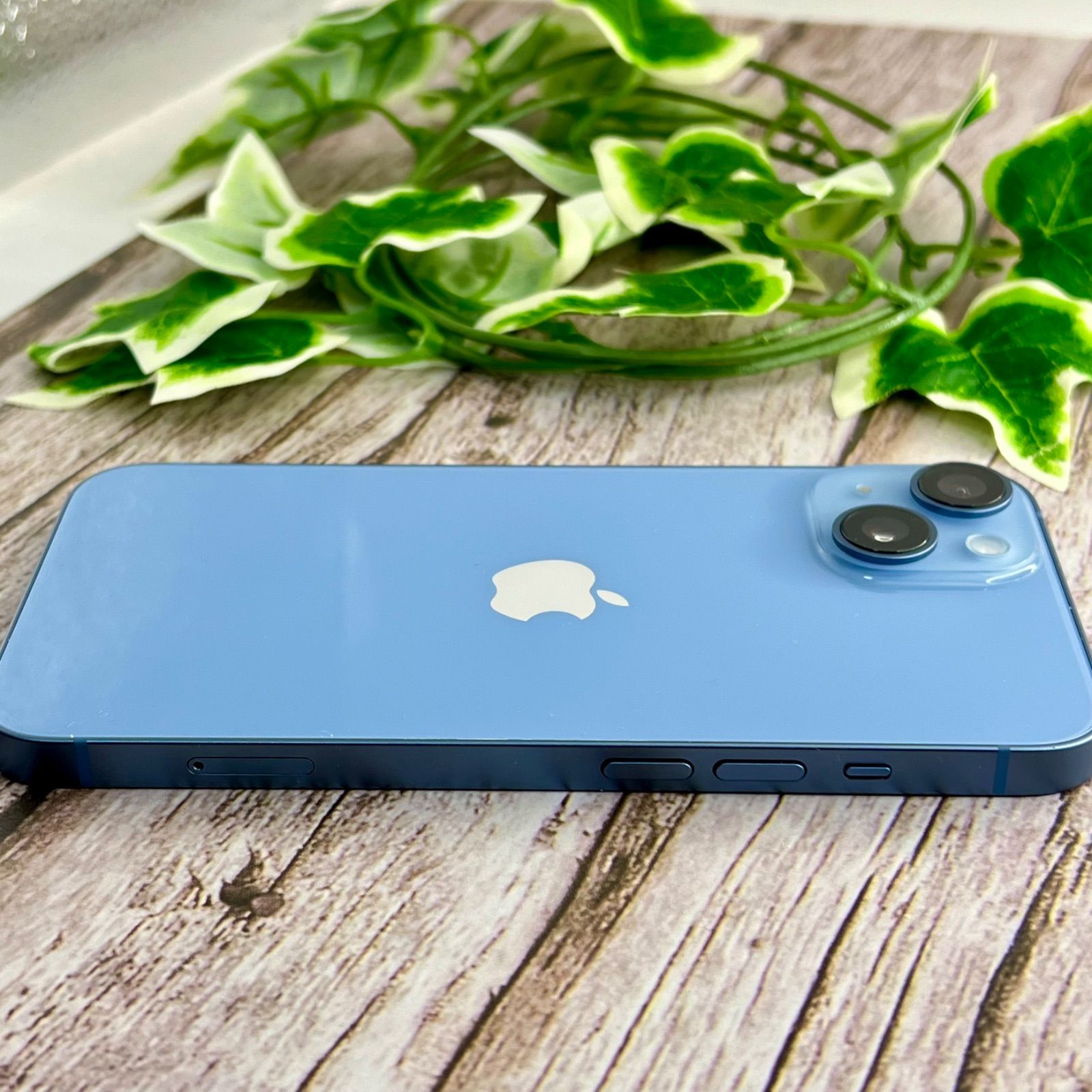 新品同様】iPhone 14 128GB ブルー SIMフリー iPhone14 純正バッテリー