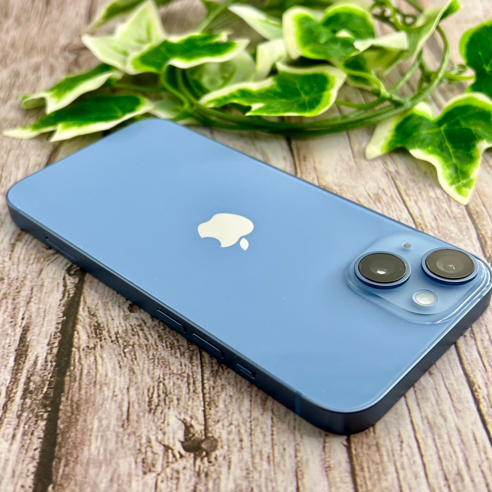 新品同様】iPhone 14 128GB ブルー SIMフリー iPhone14 純正バッテリー