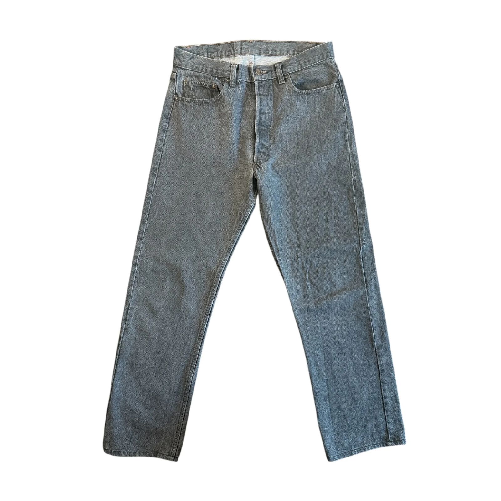 Levi's 501 Black Denim USA 80's Black W33 L32 501-0658 先染め