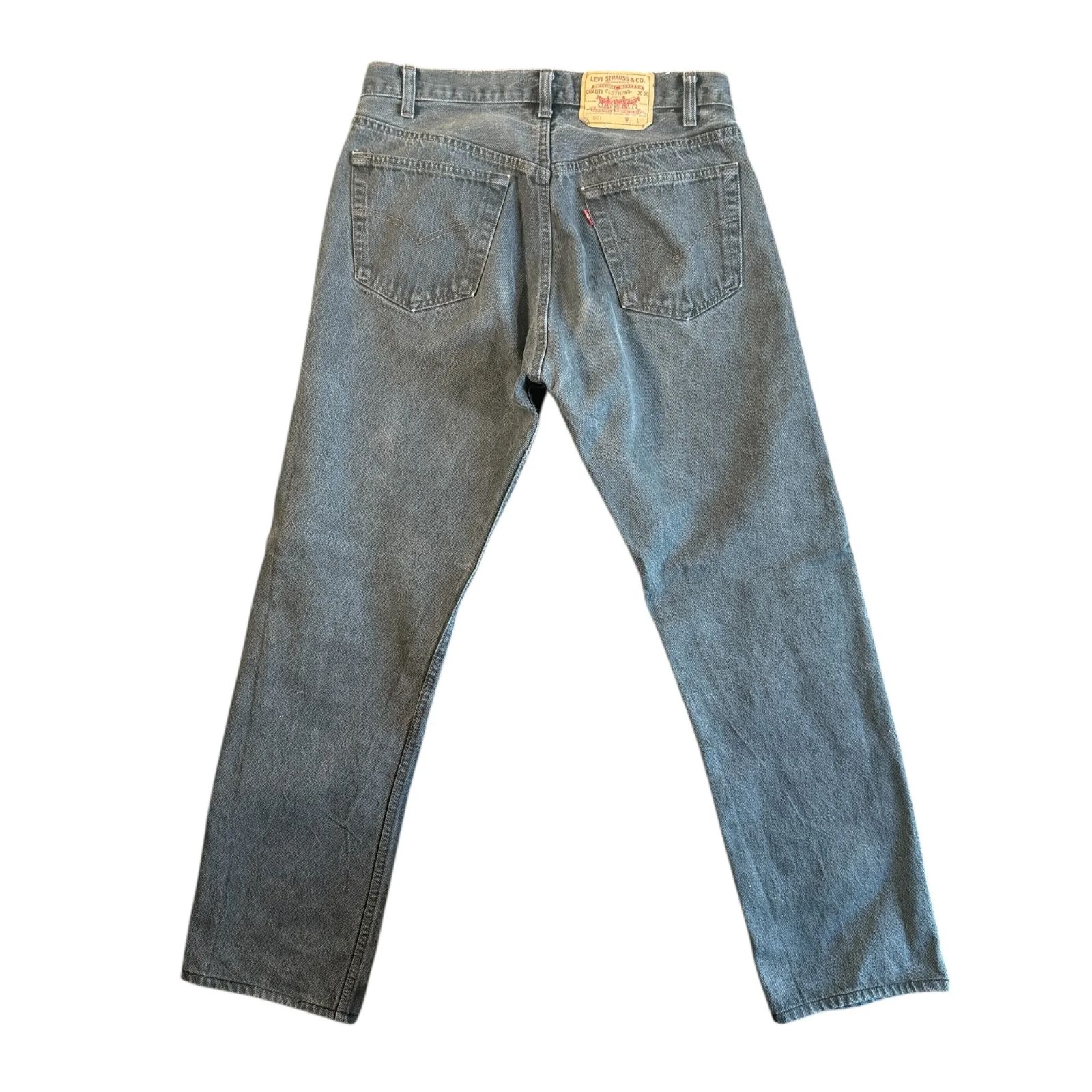 Levi's 501 Black Denim USA 80's Black W33 L32 501-0658 先染め