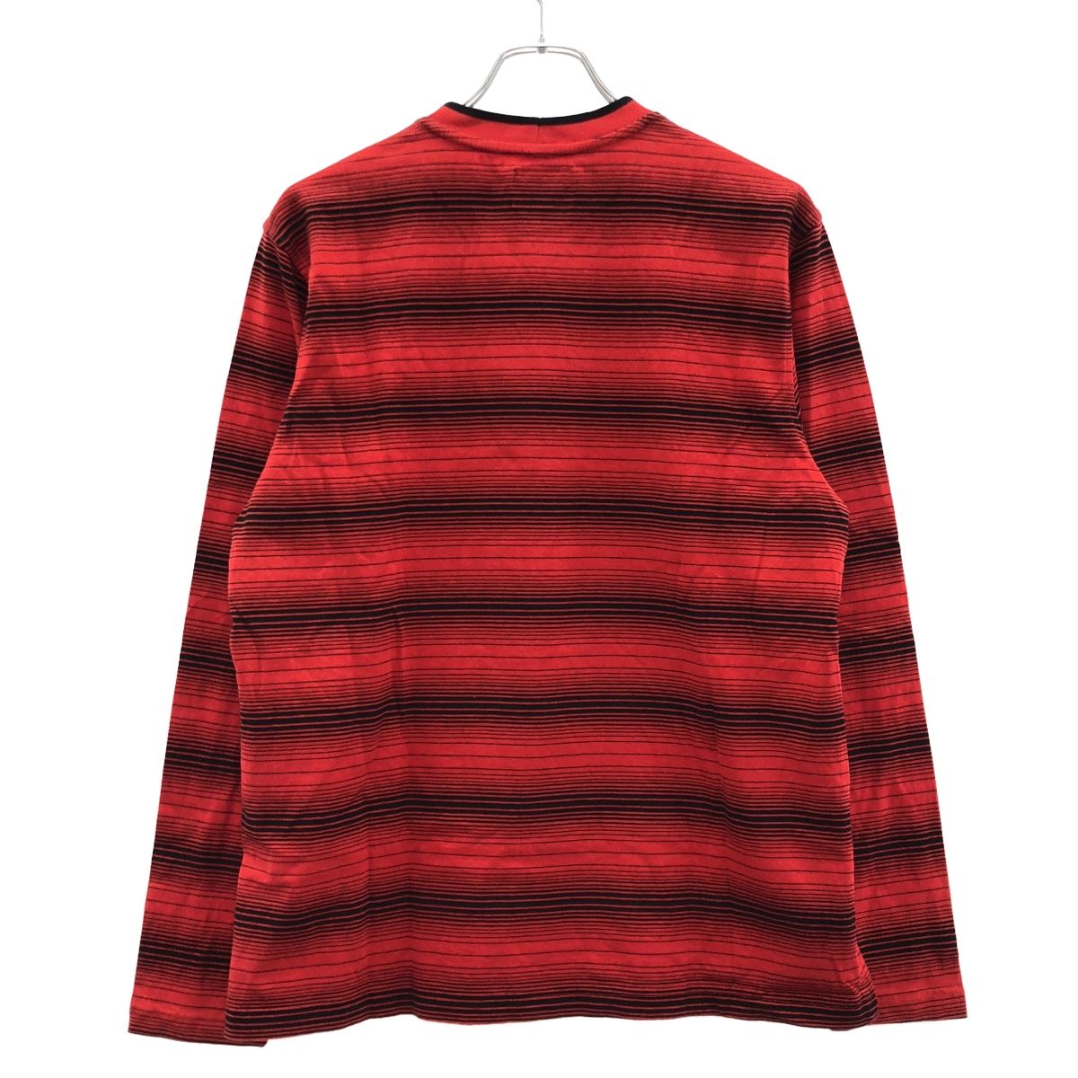 Stussy ステューシー ボーダーロングスリーブTシャツ 1140141 レッド