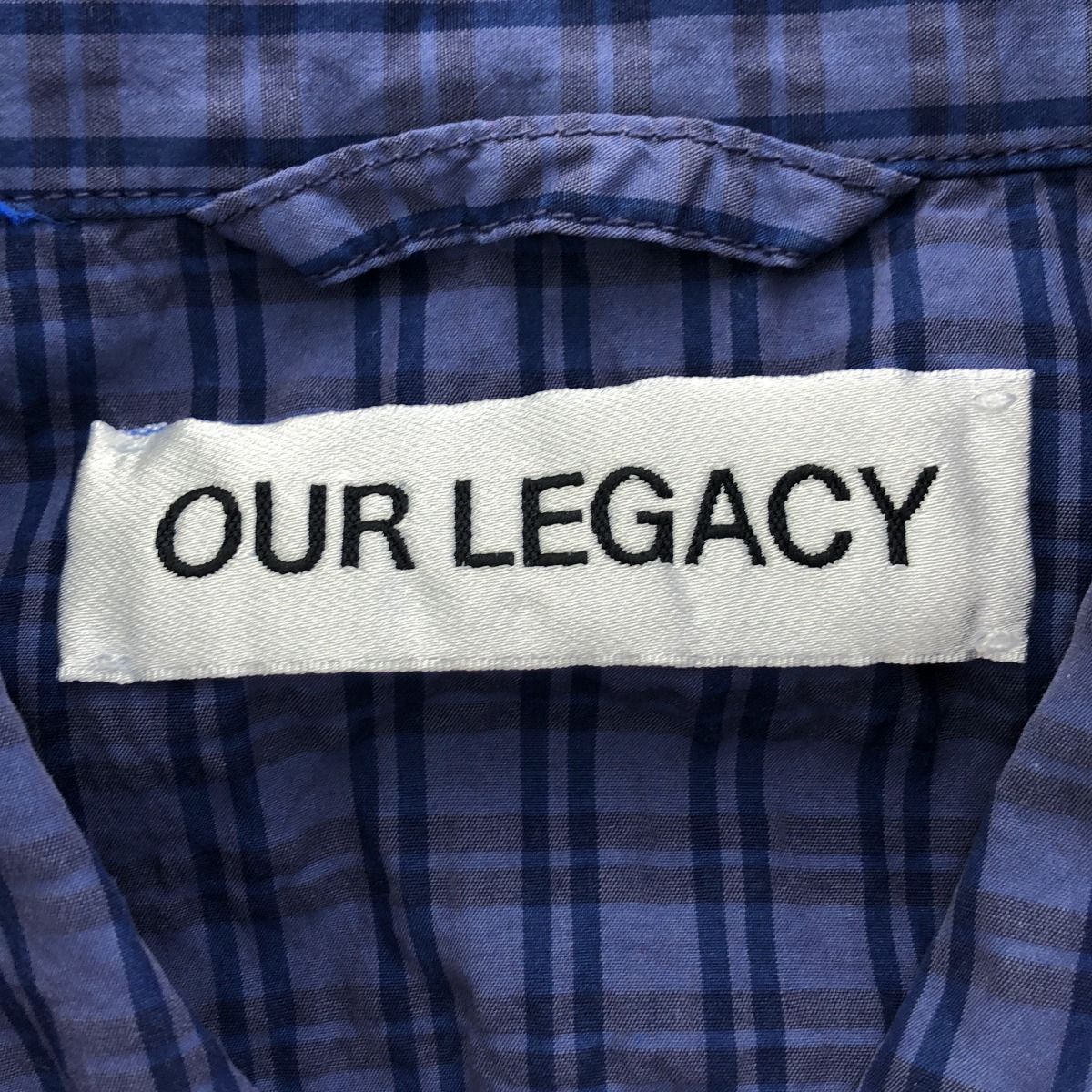 OUR LEGACY アワーレガシー 25SS KAHUNA CHECK BOX SHIRT チェック