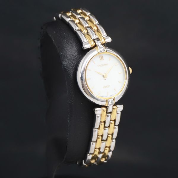 QZ セイコー エクセリーヌ 1F20-0J50 シェル文字盤 レディース腕時計