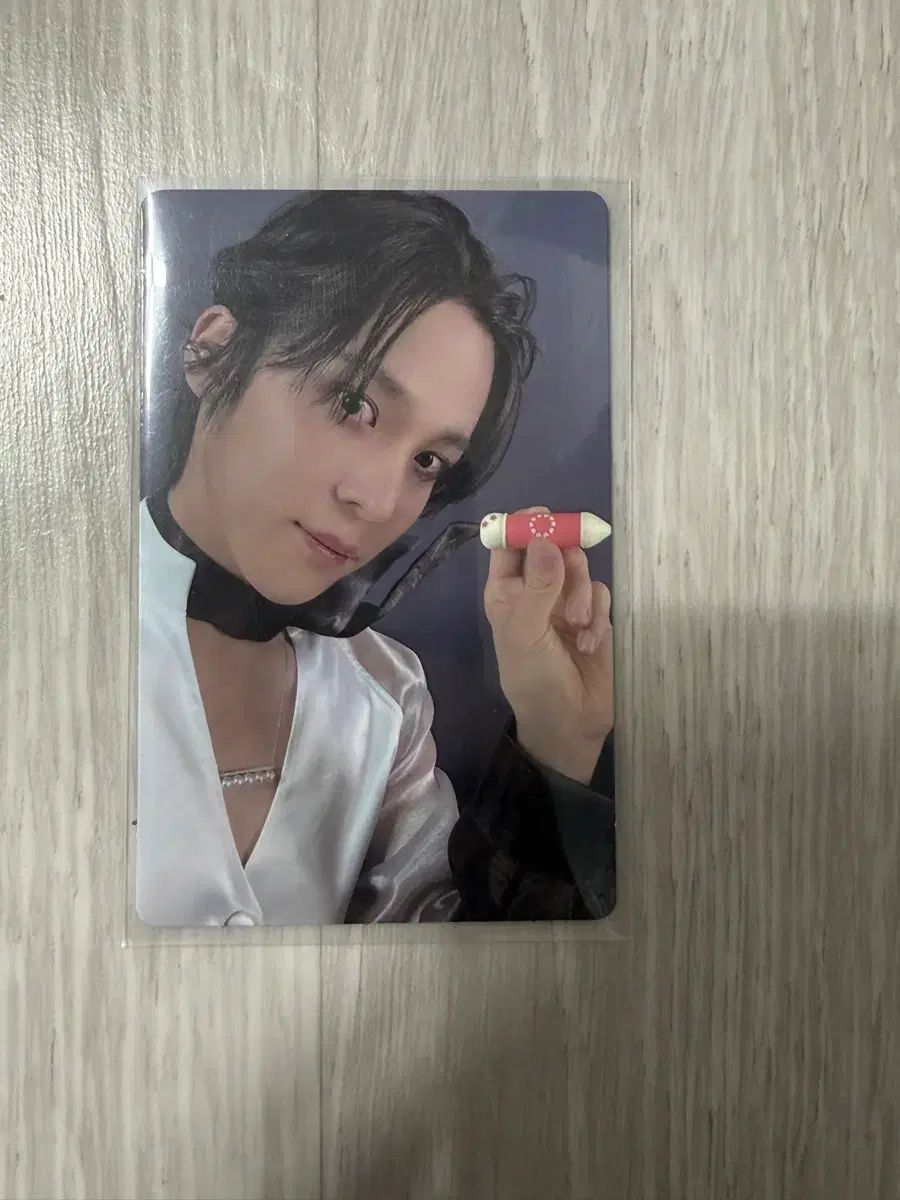 ATEEZ（エイティーズ・アチズ） Golden Hourglass Part4 톡톡 特典 トレカ 特典 フォトカード ユンホ（돌잡이ver ）