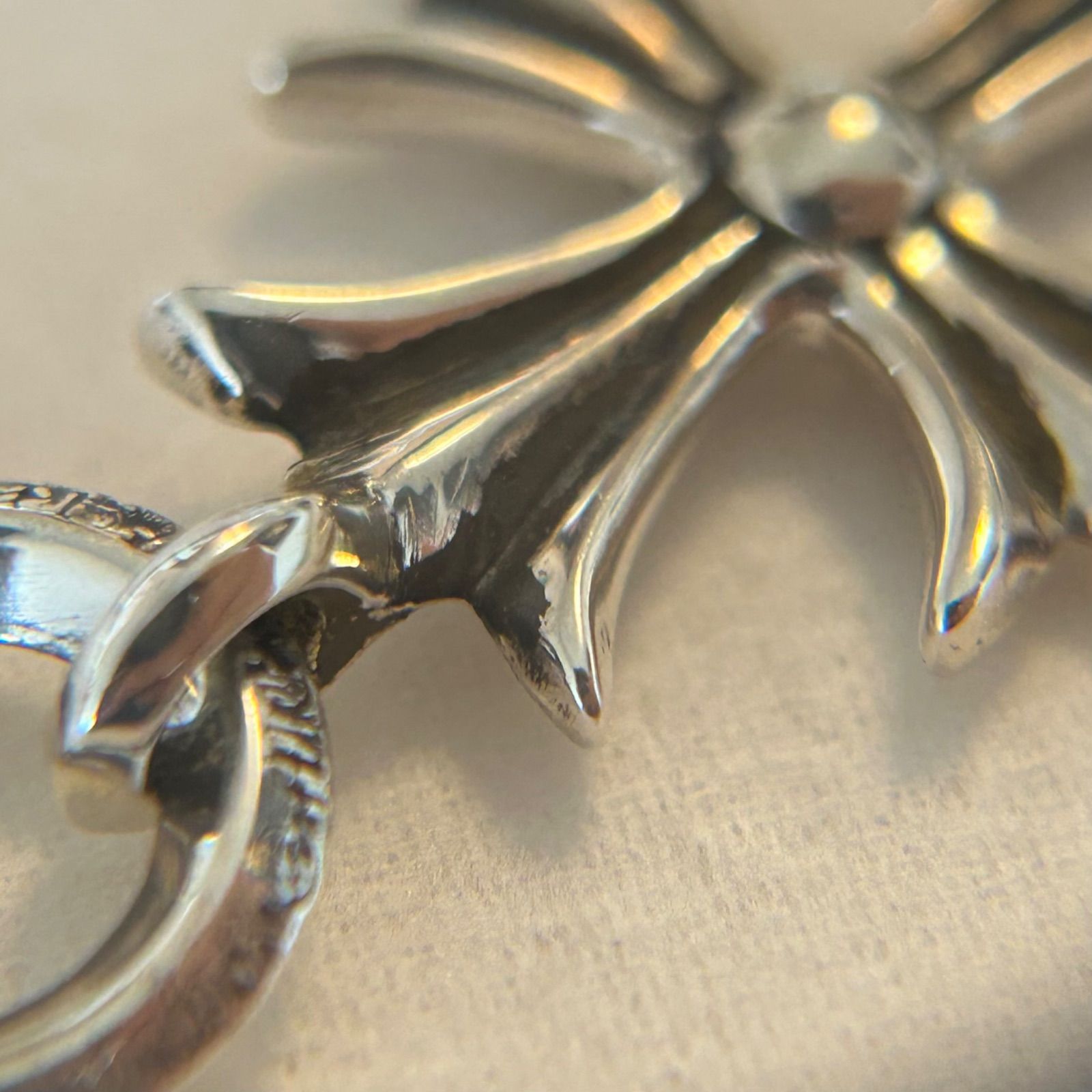レシート無修正/新品未使用】CHROME HEARTS クロムハーツ タイニーCH 