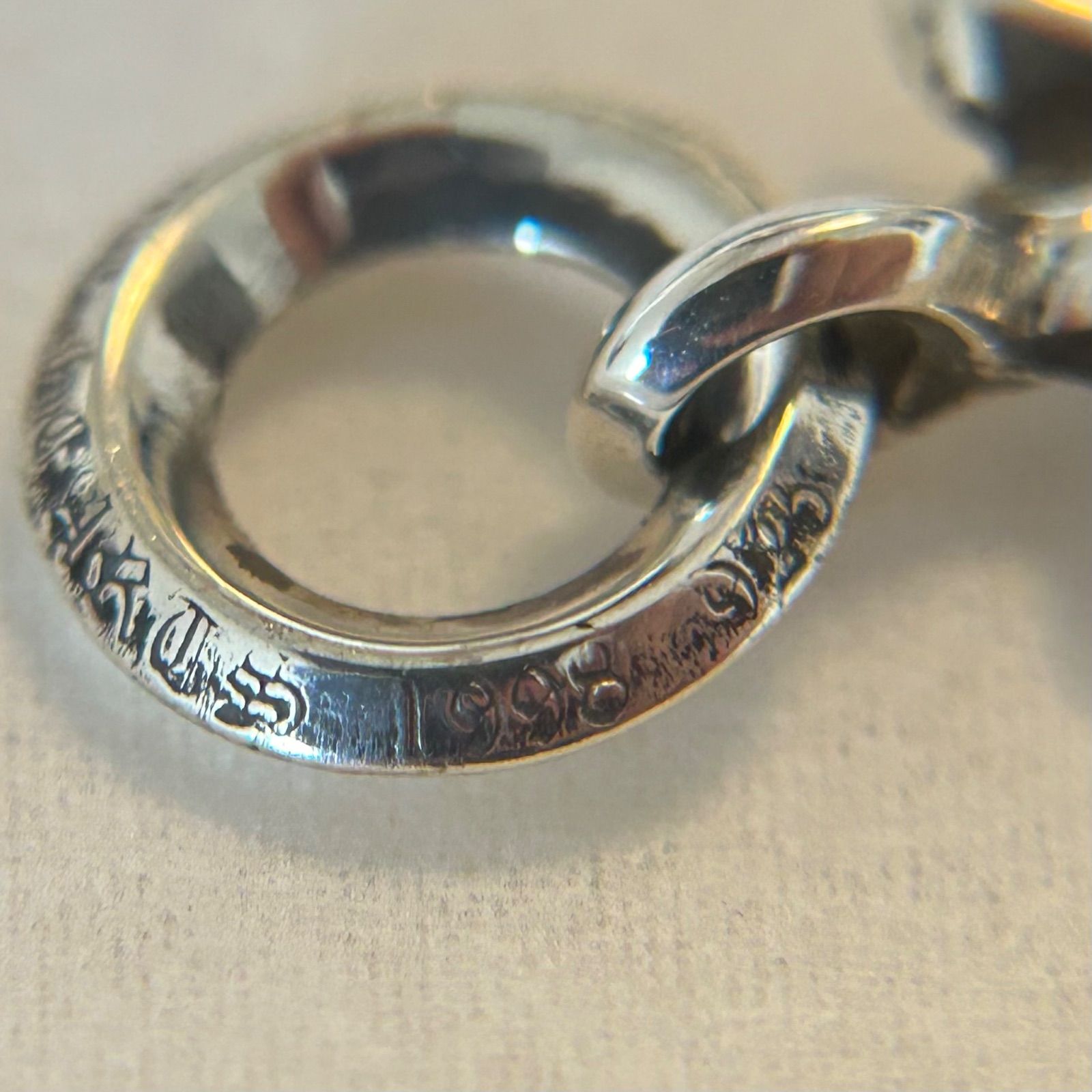 レシート無修正/新品未使用】CHROME HEARTS クロムハーツ タイニーCH 