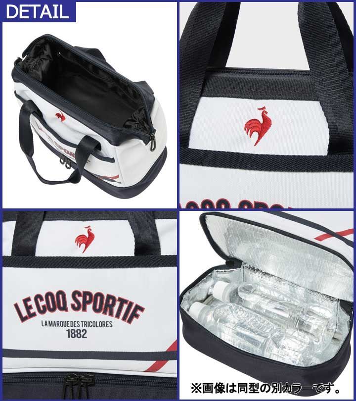 ゴルフ 新品★ルコック★le coq sportif★LG6STT40M 2層式 大開口カートポーチ★ラウンドバッグ★保冷機能★2026★【NV01】ネイビー