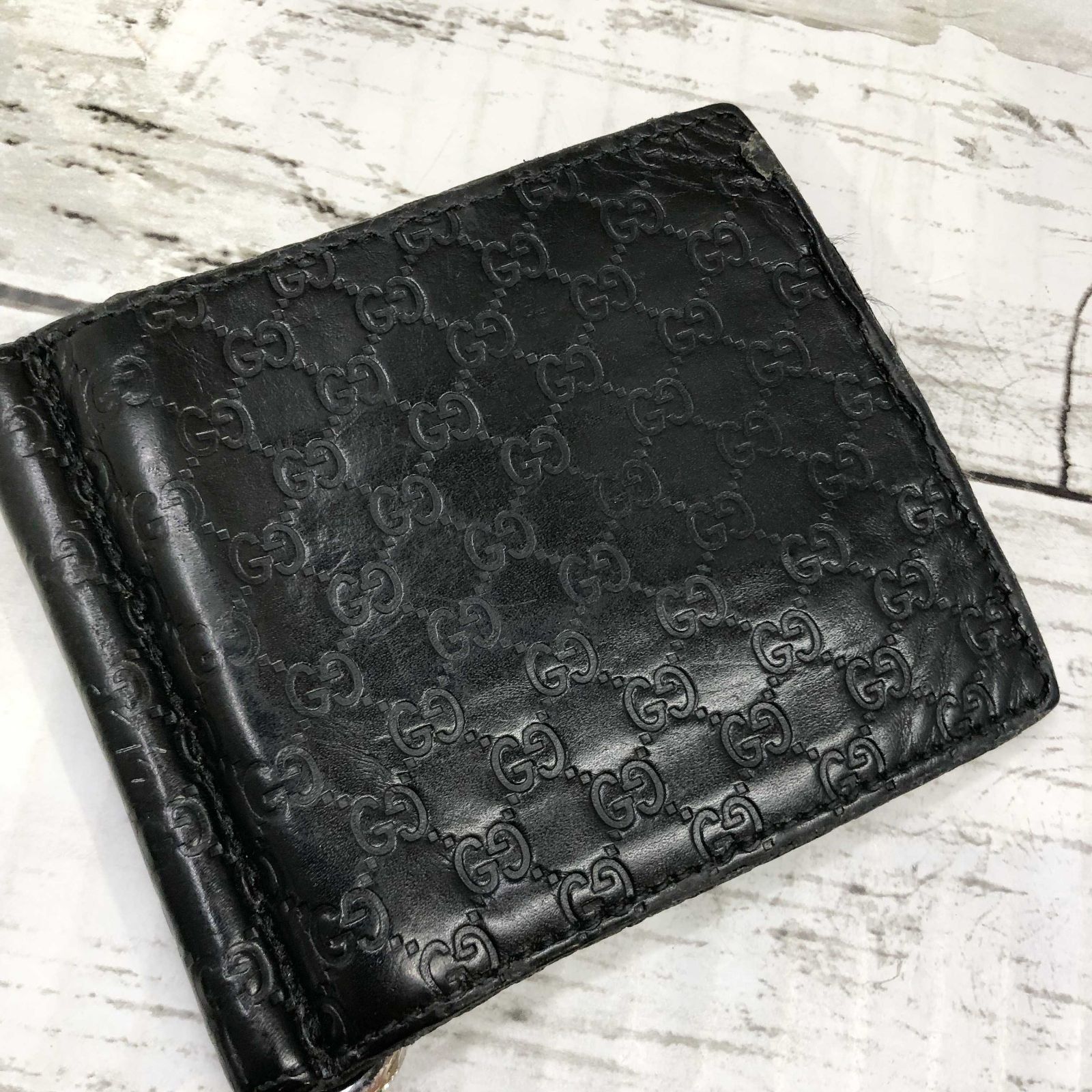 GUCCI グッチ マネークリップ付 カードケース 544478