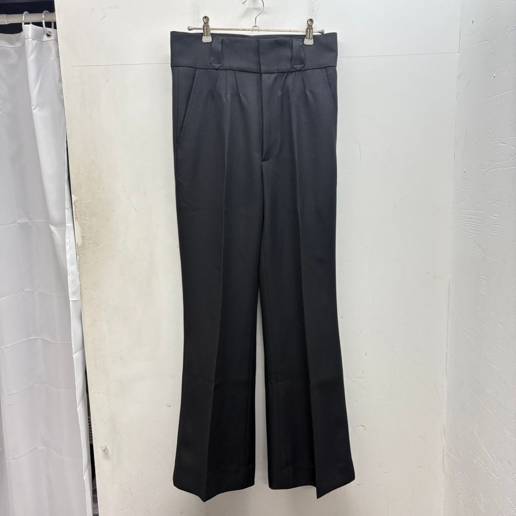 SHIKITARI シキタリ PINTUCK MEGA FLARE SLACKS フレアスラックス