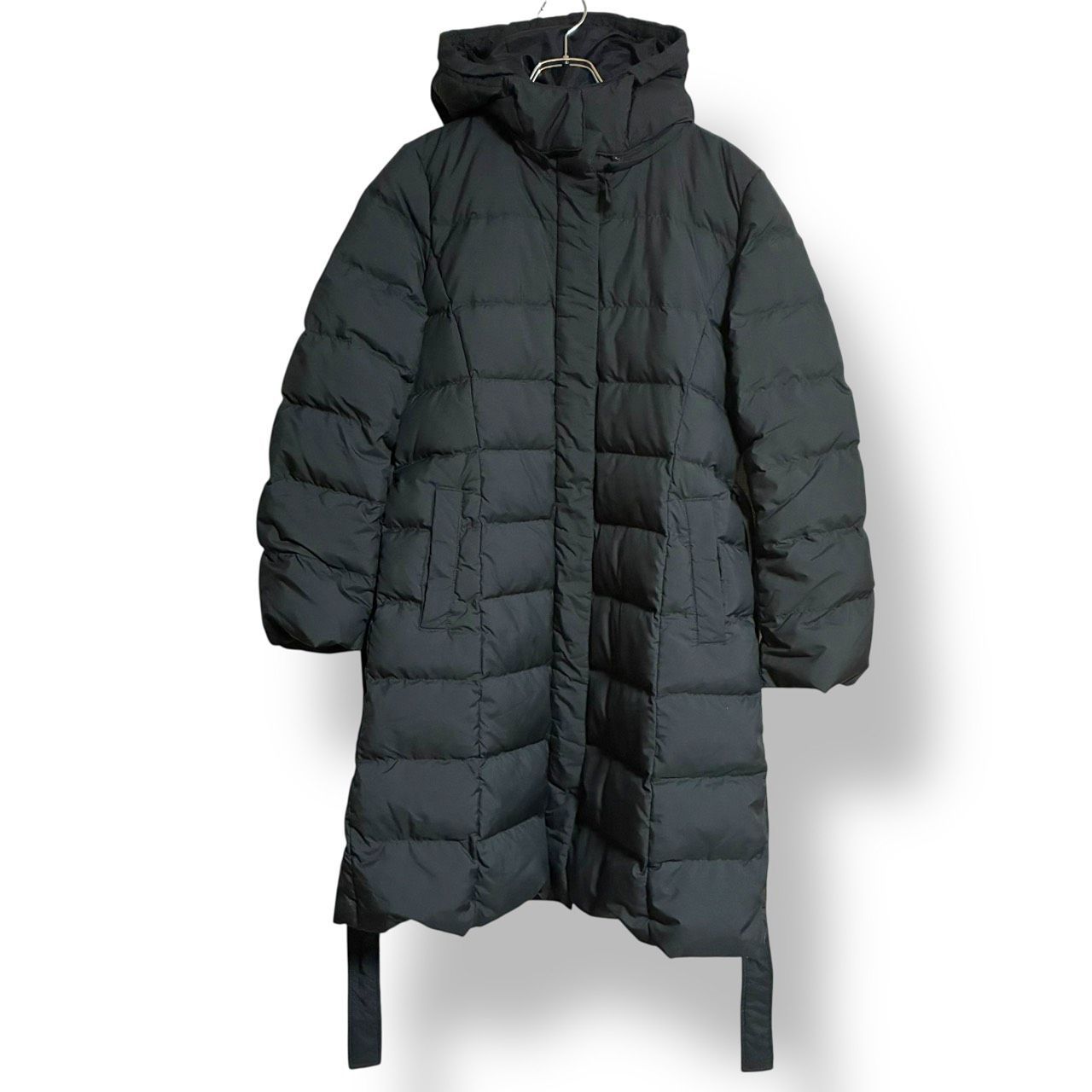 UNIQLO ユニクロ ダウンコート XL レディース ロング フード付き 