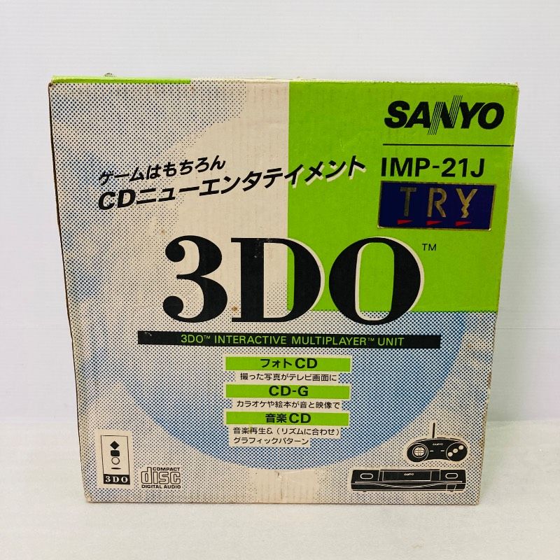 通電確認済み】【箱付き】SANYO 3DO 本体 コントローラー IMP-21J