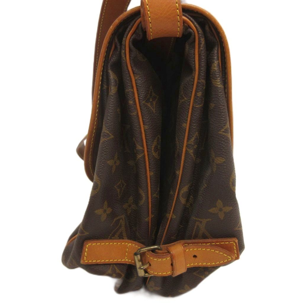 中古 ルイ ヴィトン LOUIS VUITTON M42254 FH0980 ユニセックス ショルダーバッグ モノグラム ブラウン モノグラムキャンバス ルイヴィトン LOUIS VUITTON M42254 ソミュール35 モノグラム