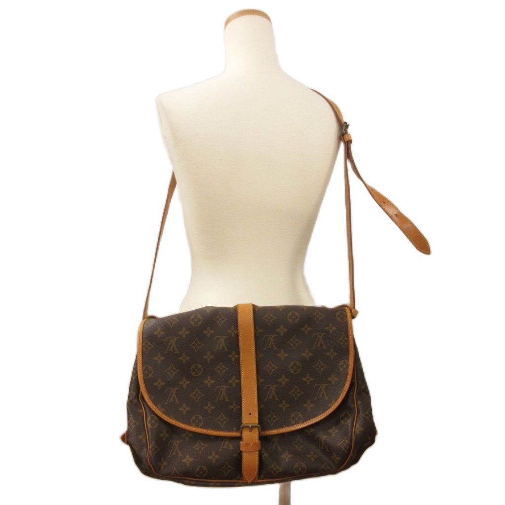ルイヴィトン LOUIS VUITTON M42254 ソミュール35 モノグラム