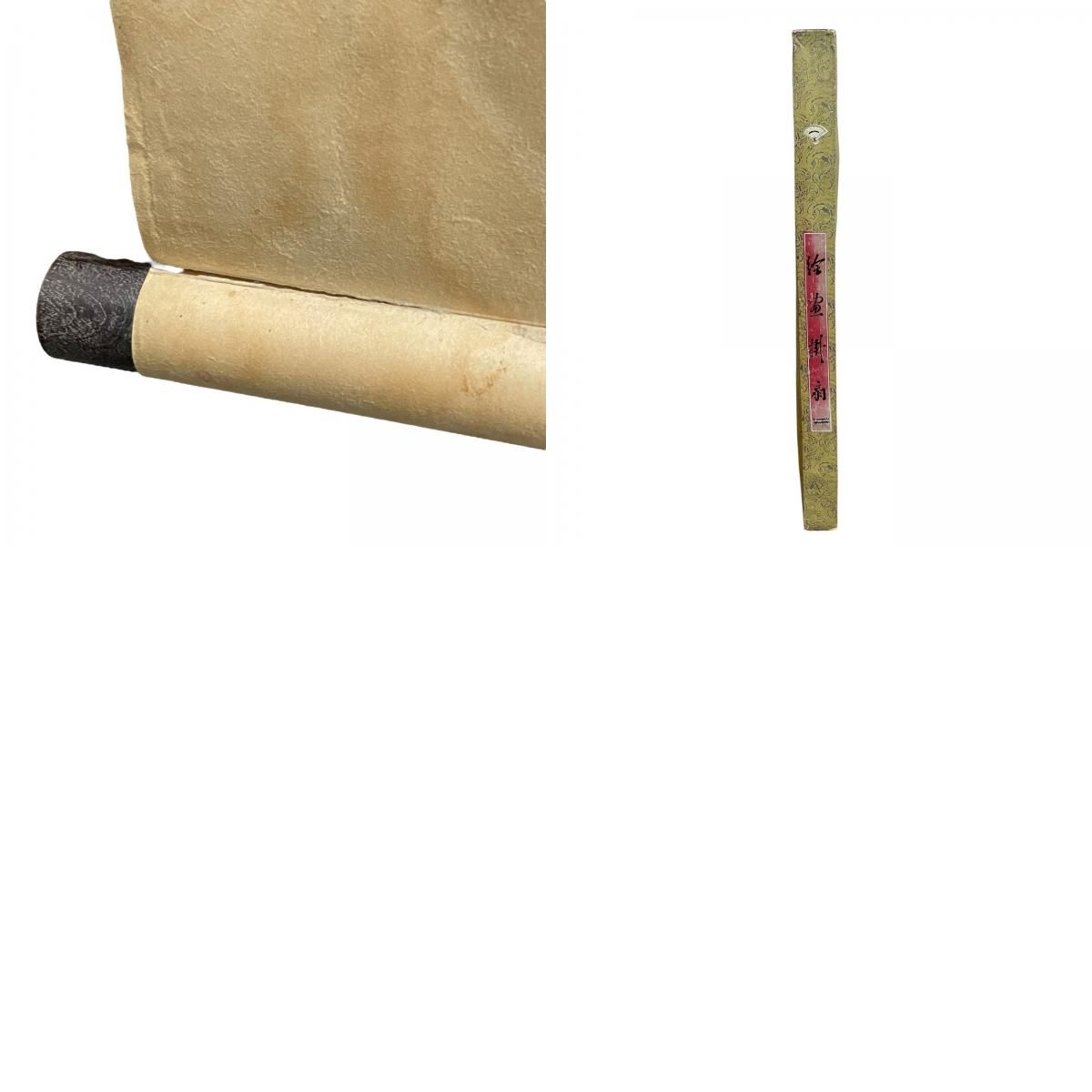 楓橋夜泊 掛け軸 200*80 中国 書画 張継 唐詩 漢詩 書道 書法 蘇州 寒