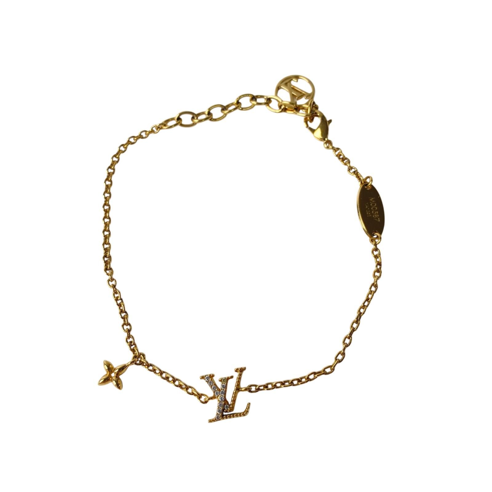 ルイ ヴィトン LOUIS VUITTON LVロゴ ブレスレット M00587 VA1252