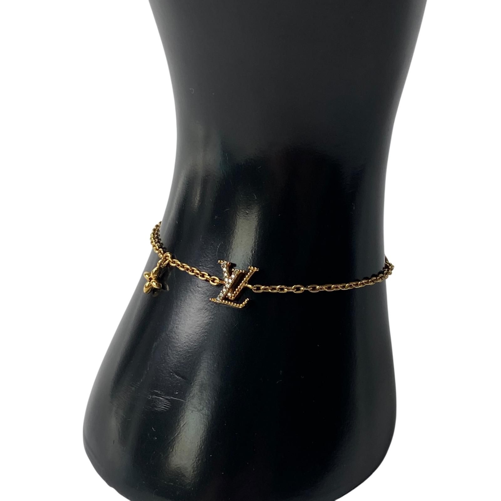 ルイ ヴィトン LOUIS VUITTON LVロゴ ブレスレット M00587 VA1252