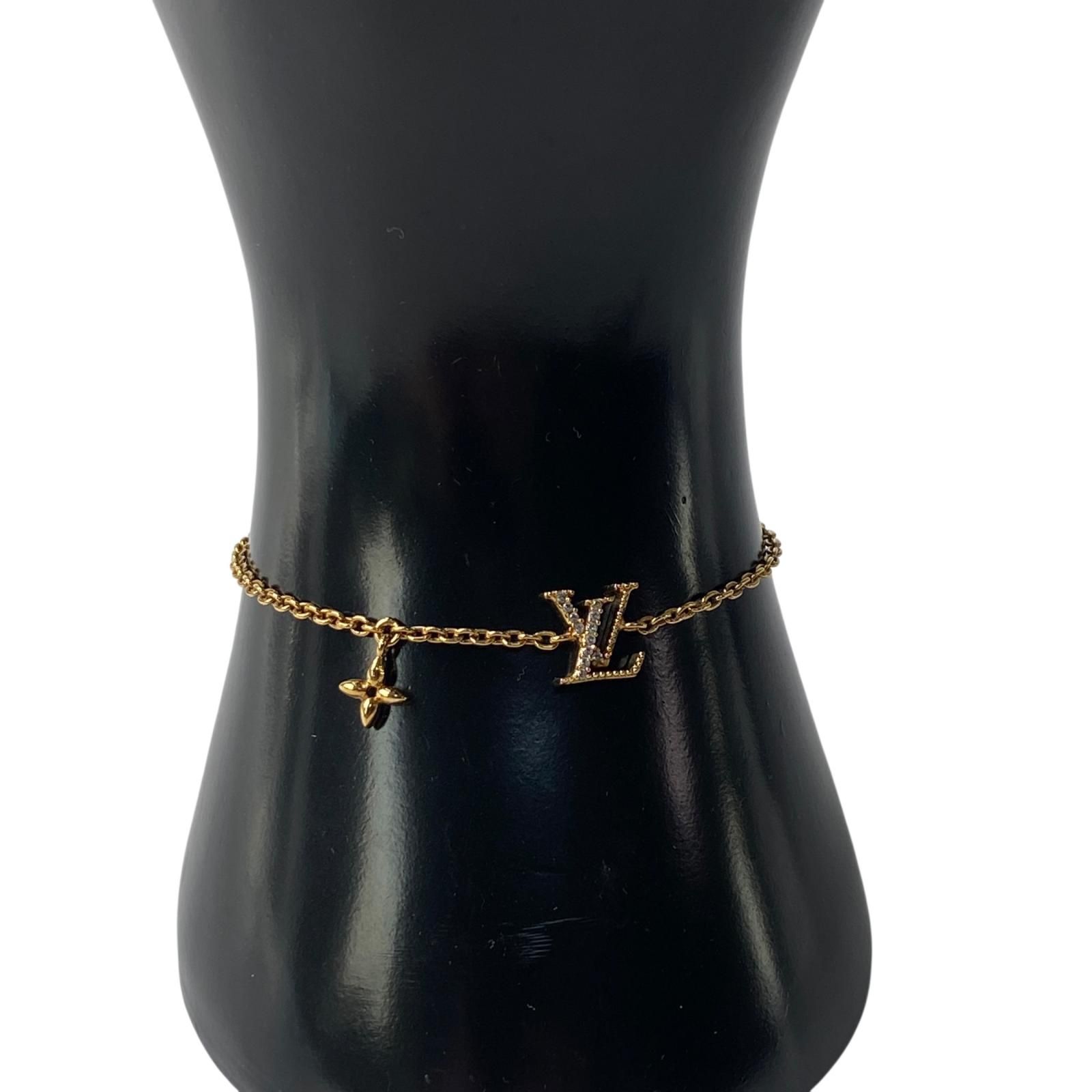ルイ ヴィトン LOUIS VUITTON LVロゴ ブレスレット M00587 VA1252