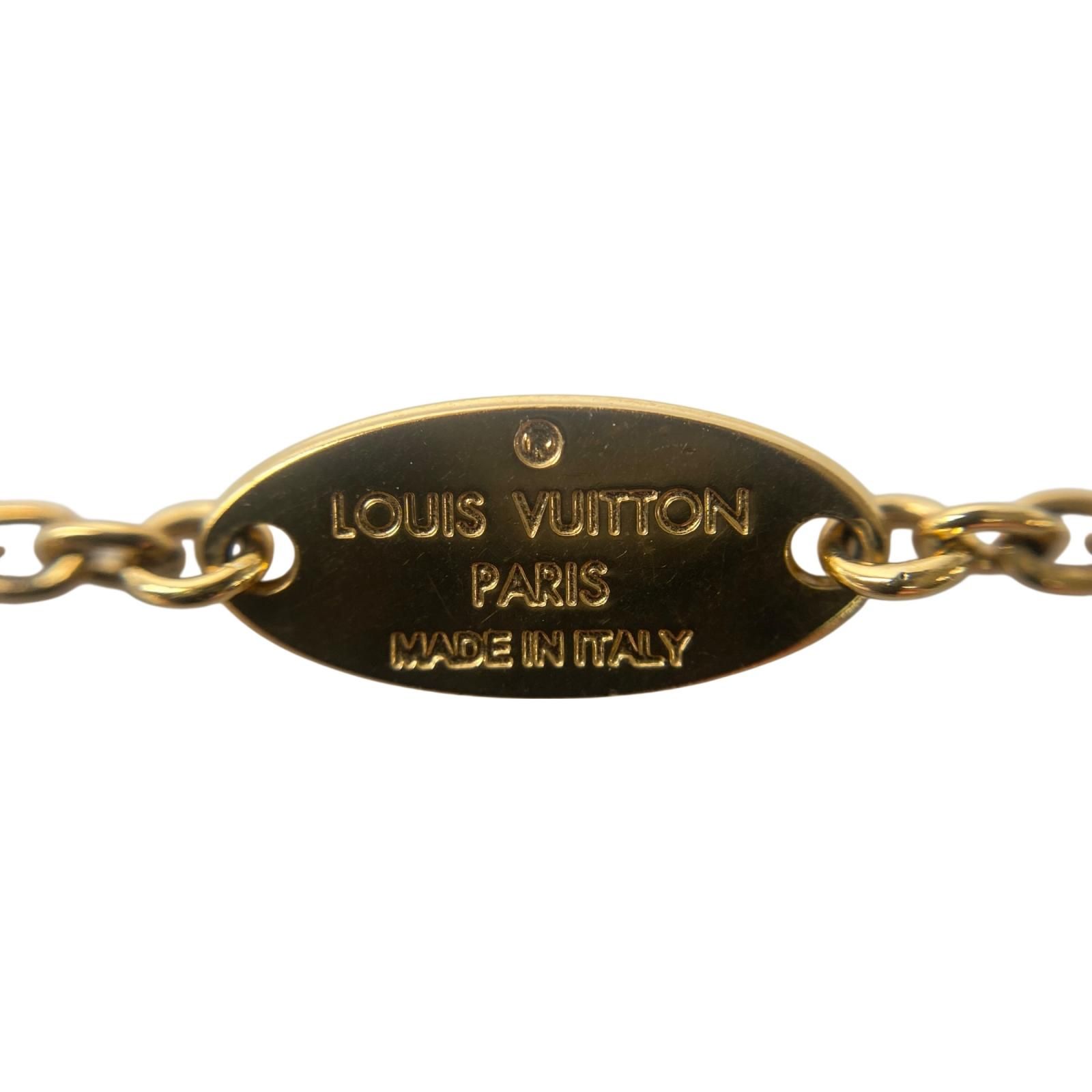 ルイ ヴィトン LOUIS VUITTON LVロゴ ブレスレット M00587 VA1252