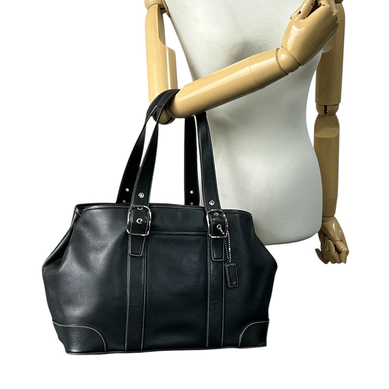 未使用級/美品】コーチ COACH トートバッグ ハンドバッグ レザー 本革 