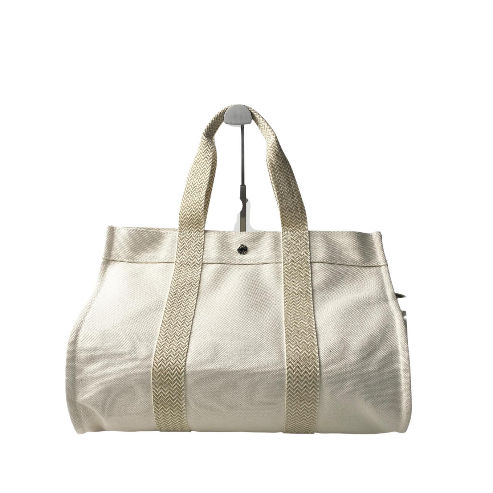 エルメス HERMES カンヌ MM キャンバス トートバッグ ポーチ付き